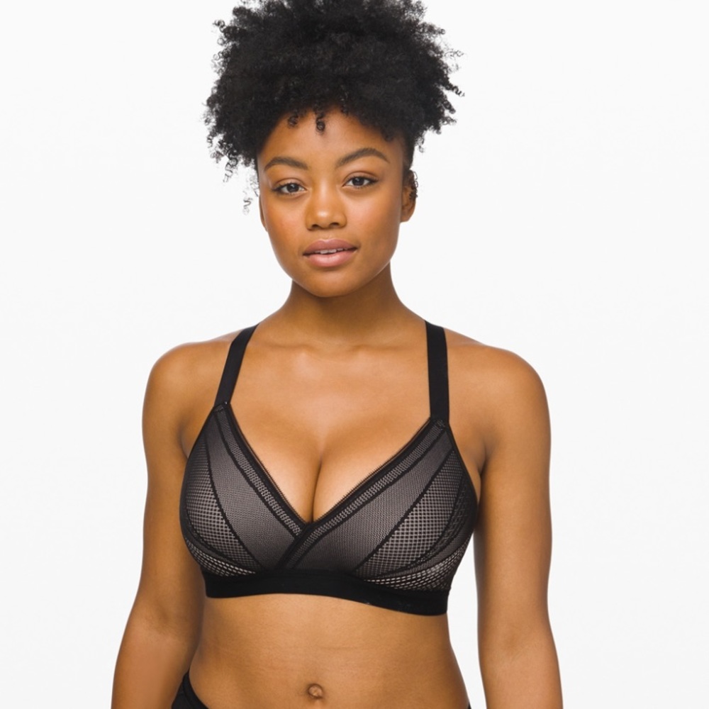 Lululemon NWT Awake to Lace Bra (Black) (Fits 32C)